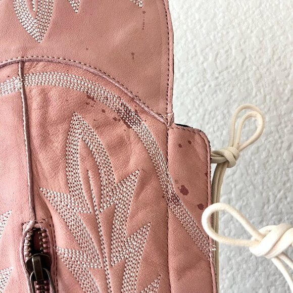 Lane LEXINGTON Over the Knee Womens Cowboy Boots 7.5 Pink Western Cowgirl Tall - Picture 13 of 16